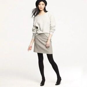 J Crew Wool Blend Women's Mini Skirt Sz 4
